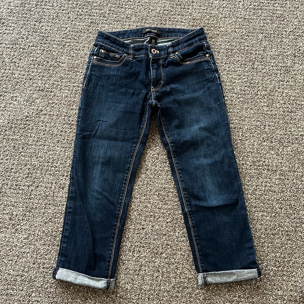 White House Black Market cropped jeans